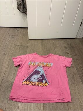 Def Leppard Hysteria tour vintage tshirt